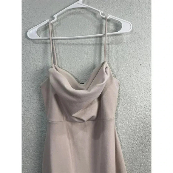 Windsor Spaghetti Stap Slip Maxi Dress Size 6 High Slit Bridal Homecoming Prom - Picture 2 of 8